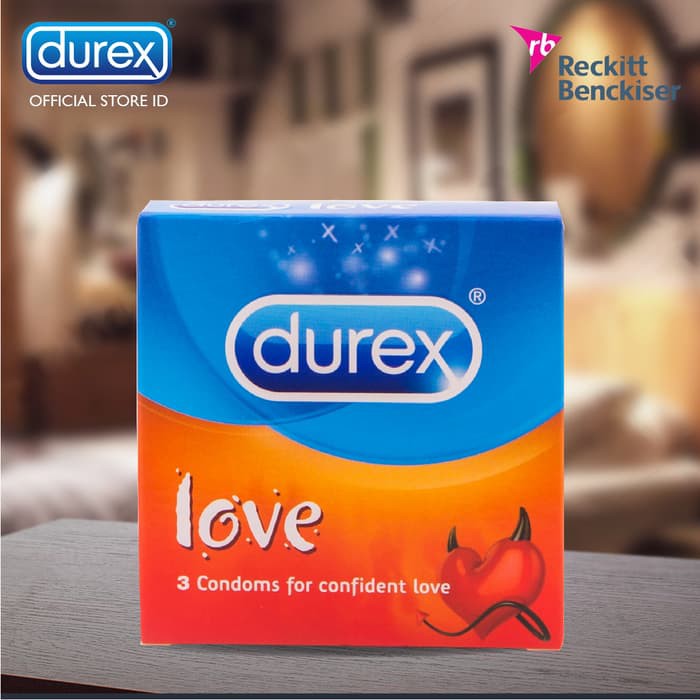 Durex Love 3pcs - Alat kontrasepsi