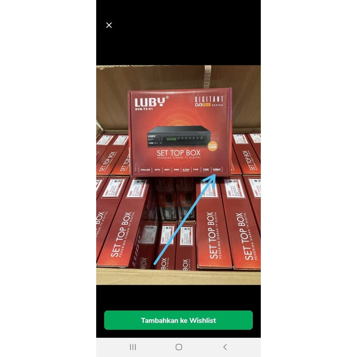 Set Top Box Tv Digital Luby T2-01 / Receiver Tv Digital Luby / Set Top Box TV Analog Ke Digital / Se