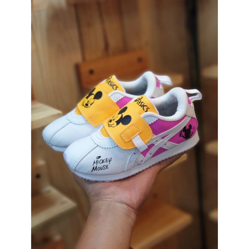 MEGA SALE 9.9 Sepatu Anak Cewek Onit Perekat Mickey Mouse