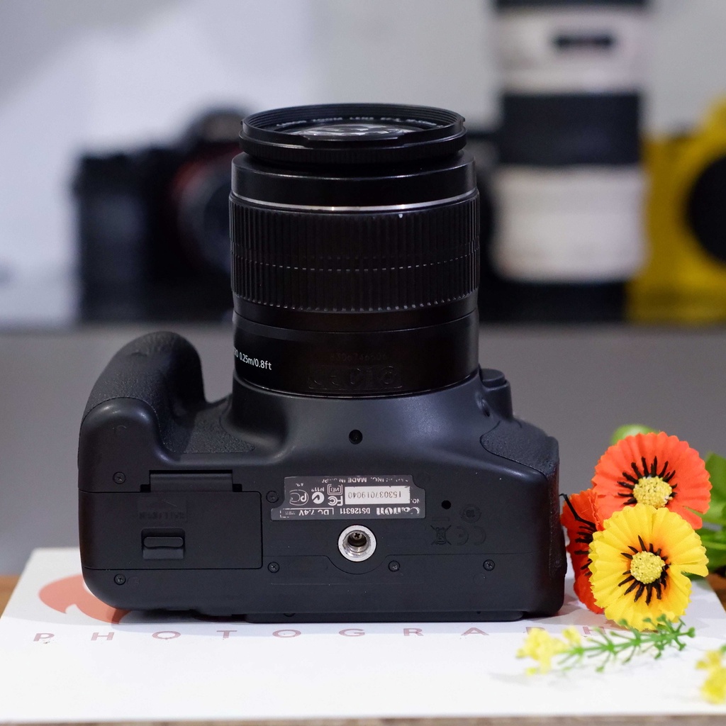 CANON Eos 600d dan lensa kit siap pakai mulus terawat -masih doff-6