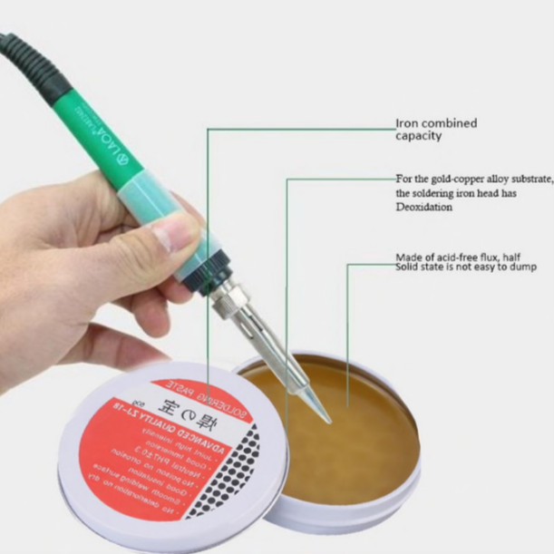 Soldering Paste 50g Mild Rosin Flux Welding Solder Gel pasta timah