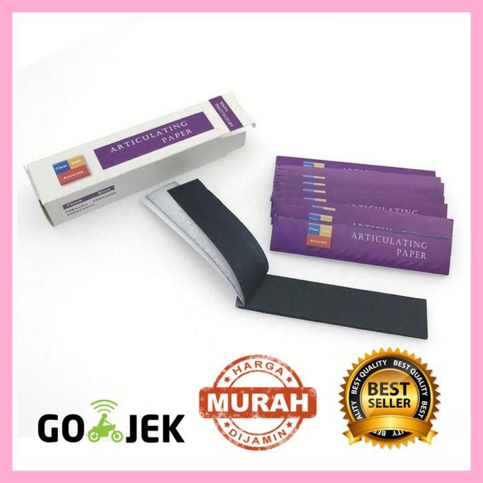 

Alicedental 1 Buku Isi 20 Lembar Kertas Artikulasi Articulating Paper