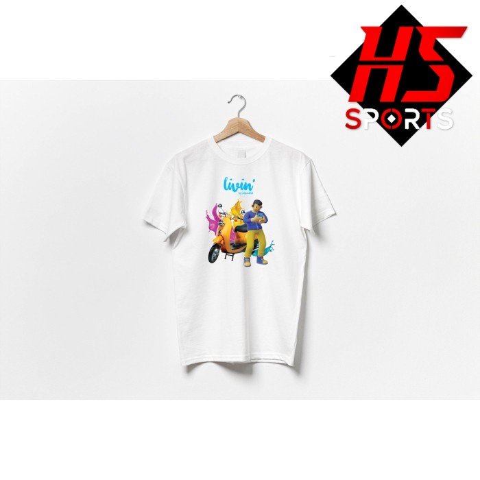 Kaos Livin by Mandiri - LIVIN MOTOR MAN - Baju livin mandiri