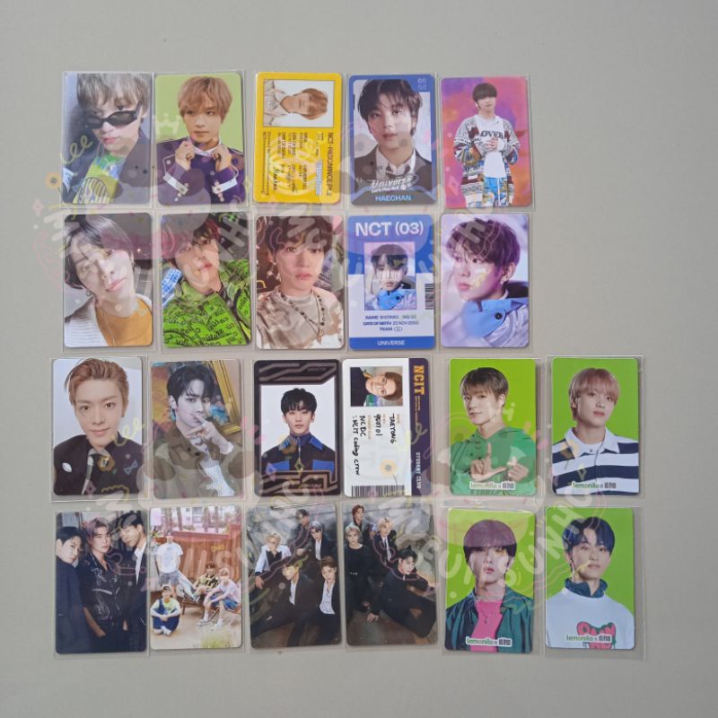 WTS JUAL WTS PC NCT OYY | HAECHAN MARK CHENLE SHOTARO YUTA KUN JENO LEMONILO