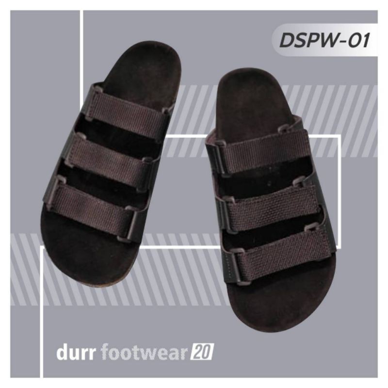 Sandal puyuh Pria Slide Original, Sandal durr footwear original handmade, sandal slide kulit