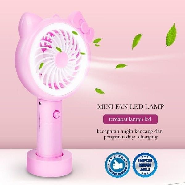 Kipas Tangan LED (Tancap Karakter)