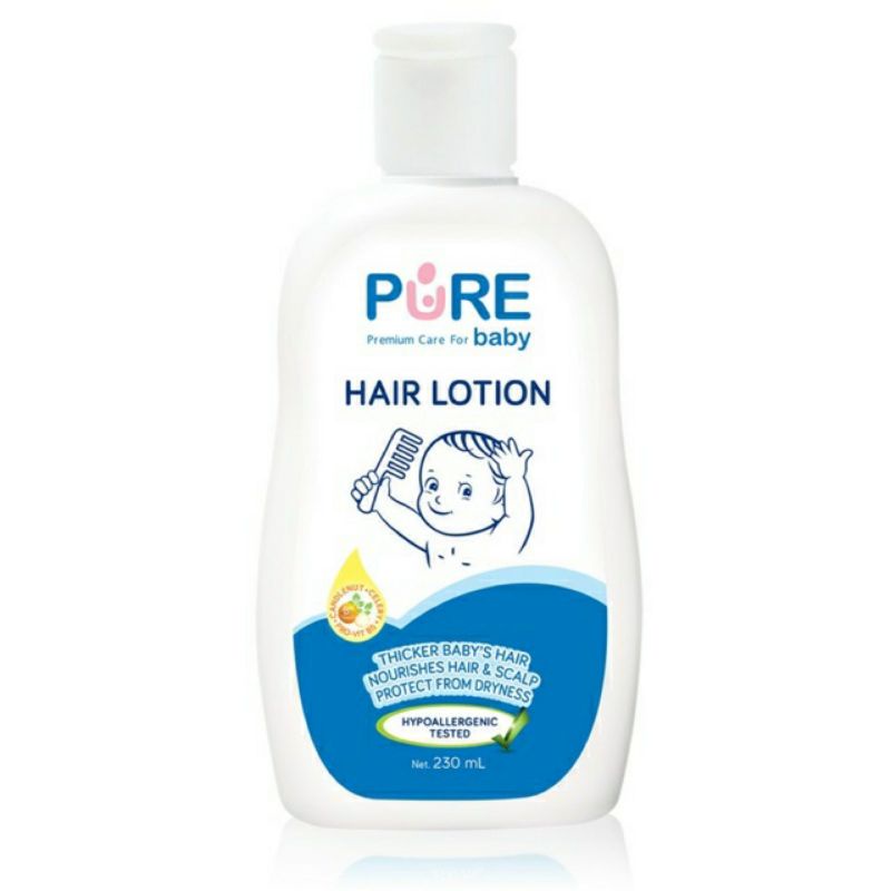 Pure baby hair lotion - minyak rambut bayi