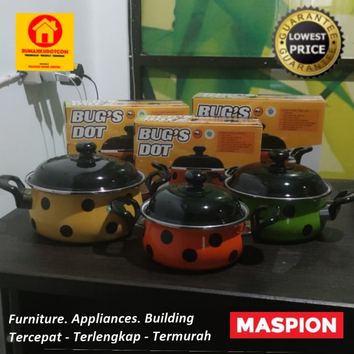 PANCI MASPION BUGS || PANCI POLKADOT || PANCI LUCU || PANCI WARNA WARNI