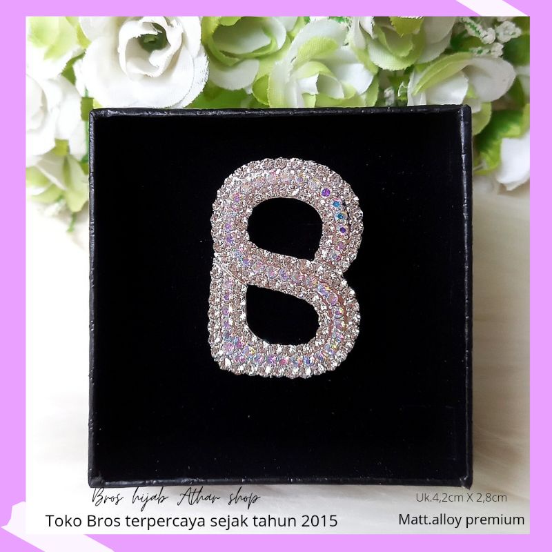 Bros B/bross signature branded /brooch button/Bros hijab buttonscarves Athar shop scarves murah-7