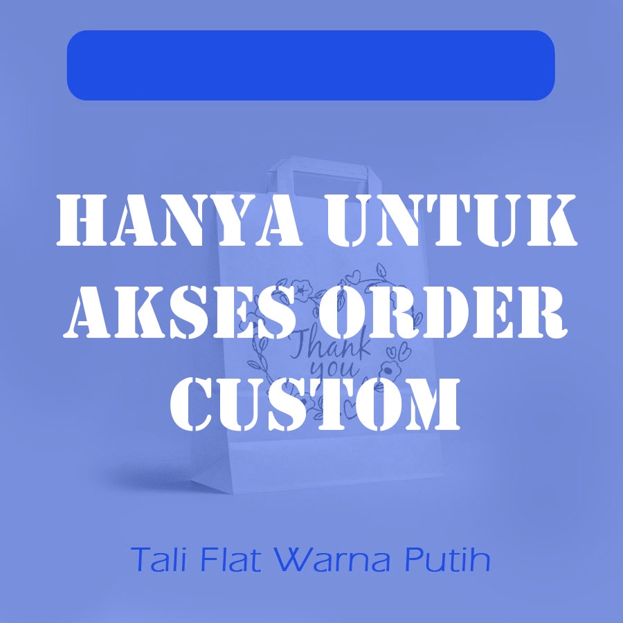 

Share: Paper Bag Coklat Polos (CUSTOM) Papper Bag Kertas Kado Souvenir Packing Olshop Hampers