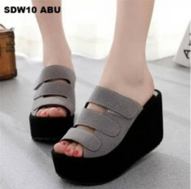 Sendal wedges kokop prepet murah terbaru