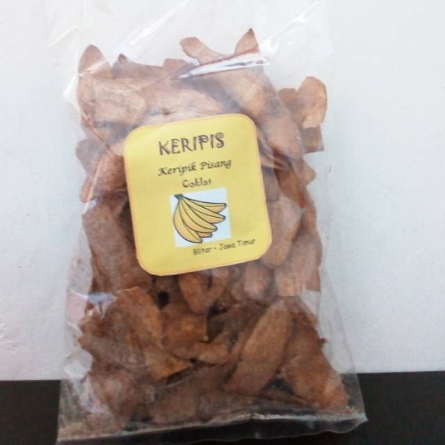 

Keripis rasa Coklat 150gram (keripik pisang)