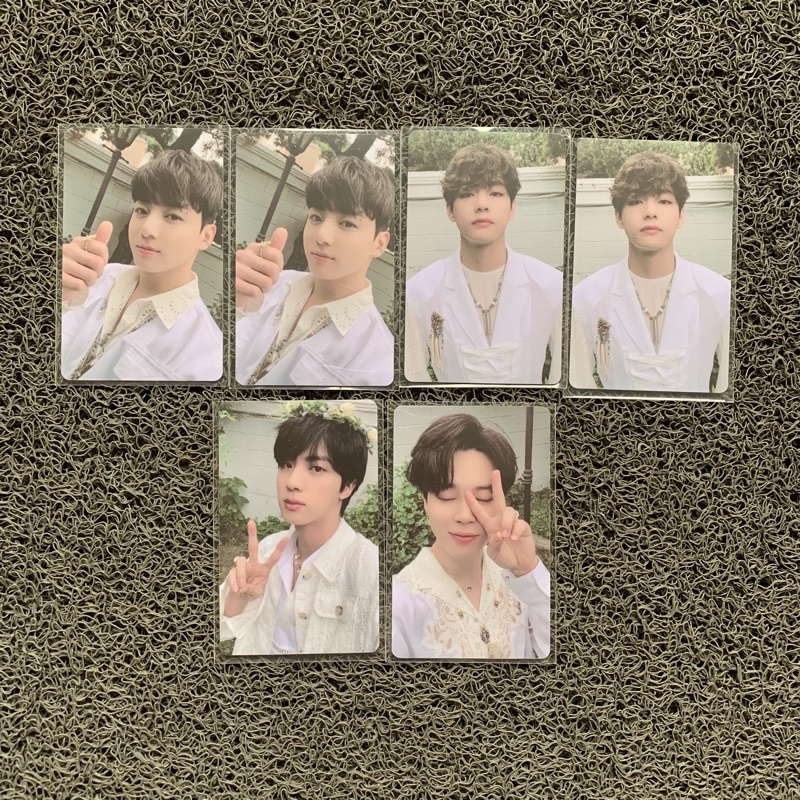 PHOTOCARD LUCKY DRAW BUTTER PWS POWER STATION JUNGKOOK TAEHYUNG JIMIN JIN