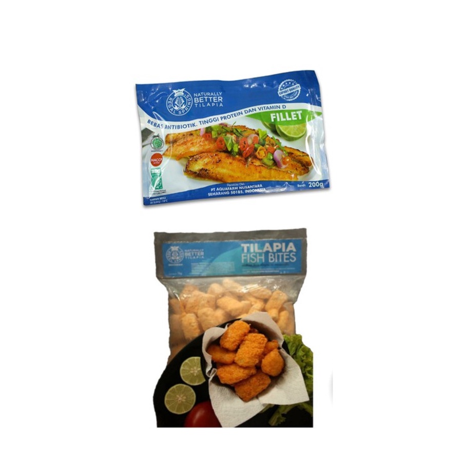 

Regal Springs Tilapia Fillet 200gr + Tilipia Fish Bites | Bundling 2