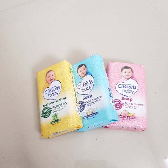 Cussons Baby Soap 75gr | Cussons Sabun Batang | Cusson Sabun Bayi (SABUN BATANG CUSSONS)