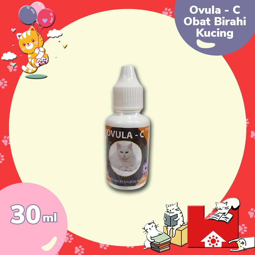 Promo Ovula C 30ml - Obat meningkatkan birahi kucing jantan betina