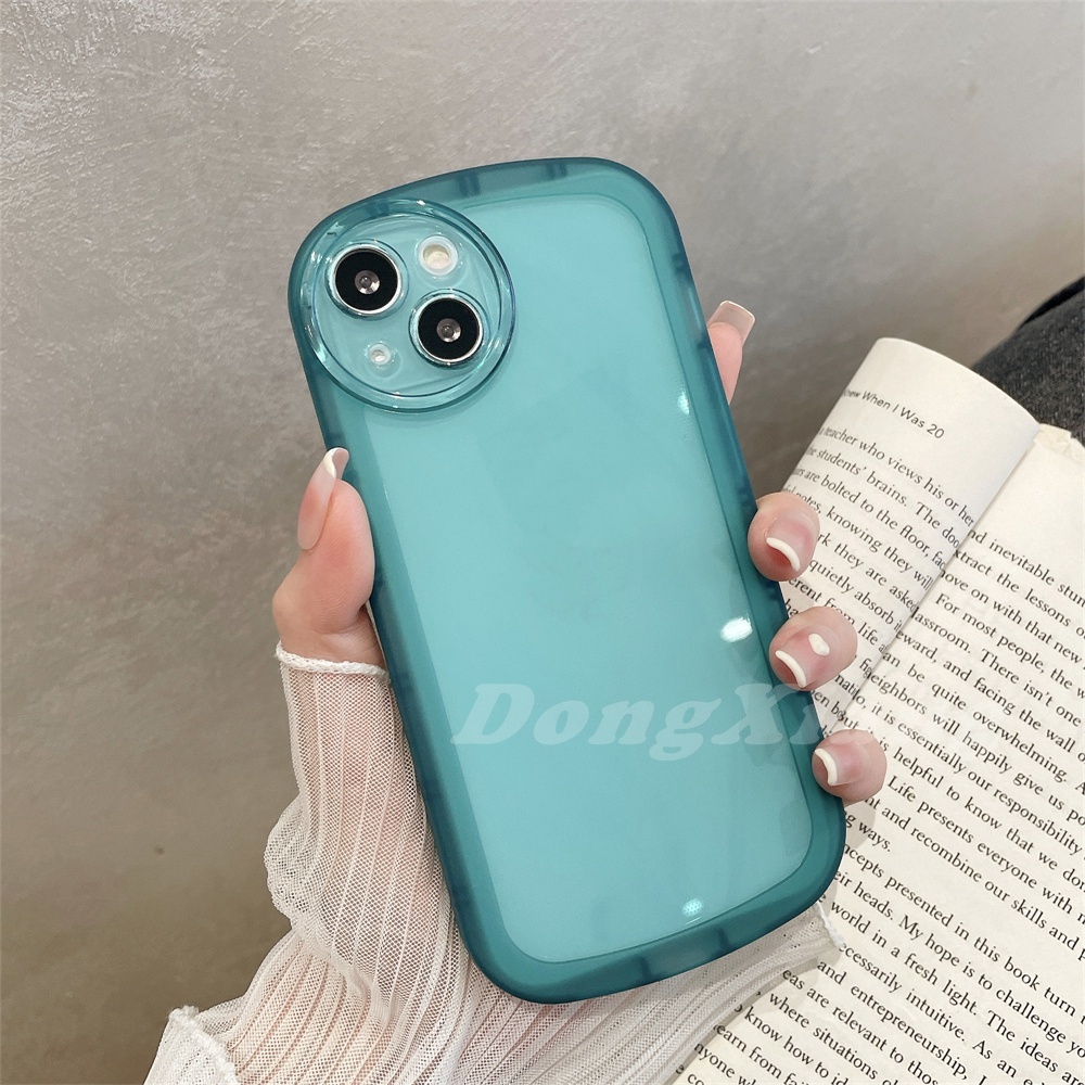 Case Bentuk Oval Warna Macaron Untuk Samsung J7 Pro J4 Plus M11 M12 A13 A23 A03 A03S A02S A10 A10S A12 A20 A30 A50 A50S A20S Dx