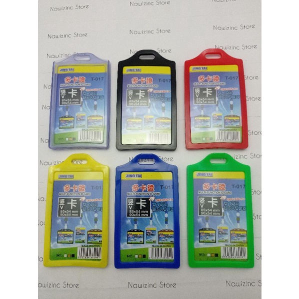 

TEMPAT ID CARD KARET RUBER 2 KARTU ISI 5PCS-TEMPAT ID CARD T-017
