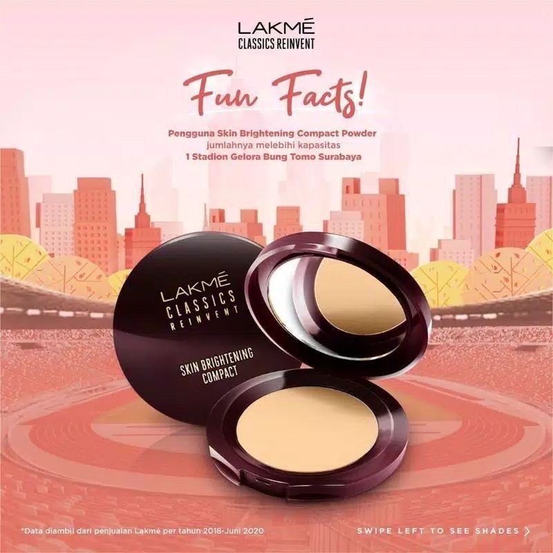 LAKME CLASSIC  BRIGHTENING COMPACT / BEDAK PADAT LAKME
