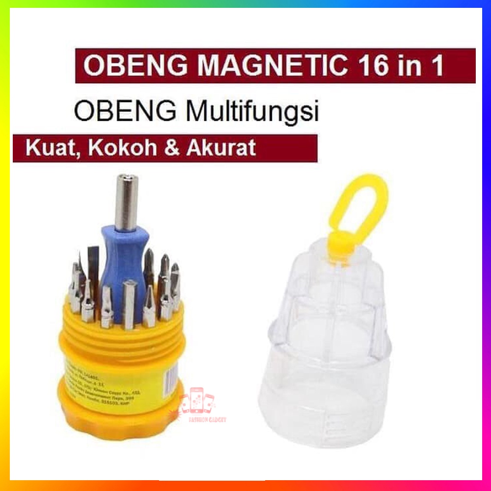 Obeng Multifungsi  Set 16 in 1 &amp; Obeng Set Multifungsi  31 in 1 Screwdriver Handphone Elektronik HP Laptop 4.7 Obeng Mini