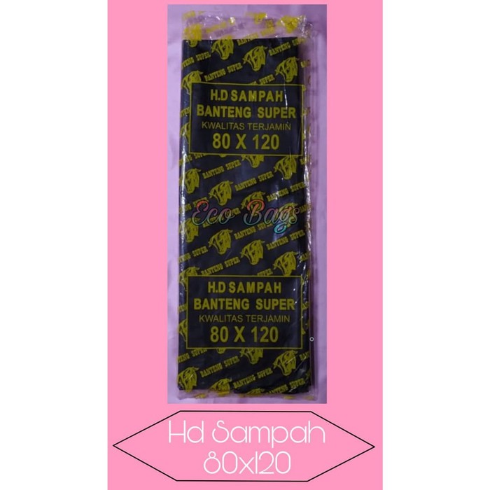 Kantong Plastik Sampah 80 x 120 , Kantong Sampah Hitam, HD Sampah