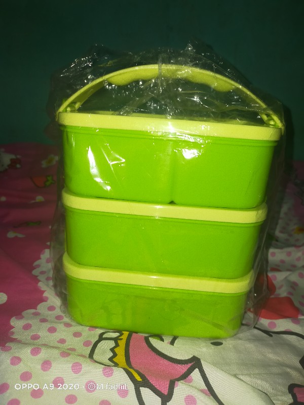 Rumah Gracia - Rantang Plastik Piknik Susun Golden Sunkist