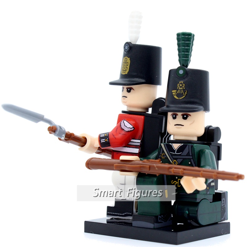 Napoleonic Wars N001-N012 Mainan Action Figure Prancis Swiss Pranciss Spanyol Mini Untuk Hadiah