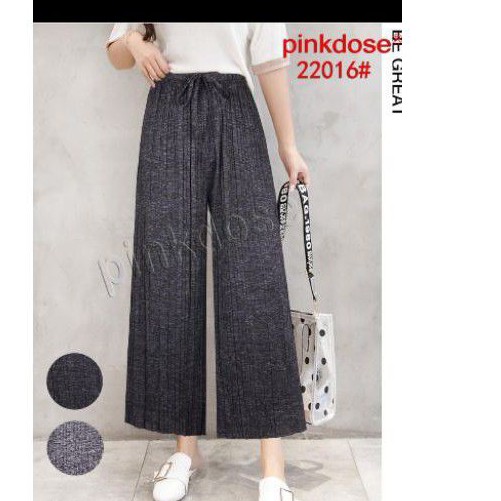 Celana kulot plisket PINKDOSE