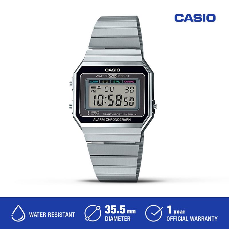Casio General Digital Man A700W-1ADF/A700W-1ADF/A700W unisex