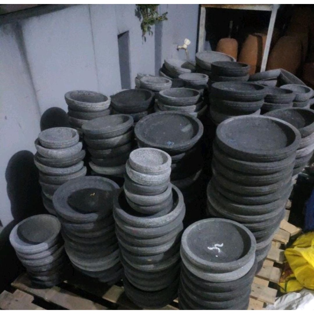 COBEK BATU ASLI - COWET 1 SET ULEKAN ORIGINAL COBEK BATU ASLI GUNUNG 100% ULEKAN BATU