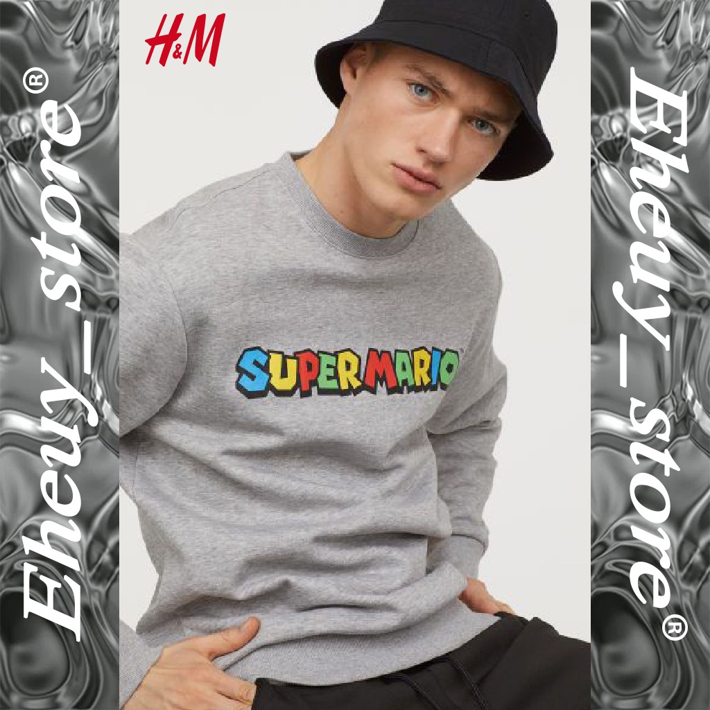 Crewneck H&amp;M Super Mario/Hogwarts/Mariliyn/Jerry Sweater h&amp;m abu Crewneck marilyn crewneck abu abu