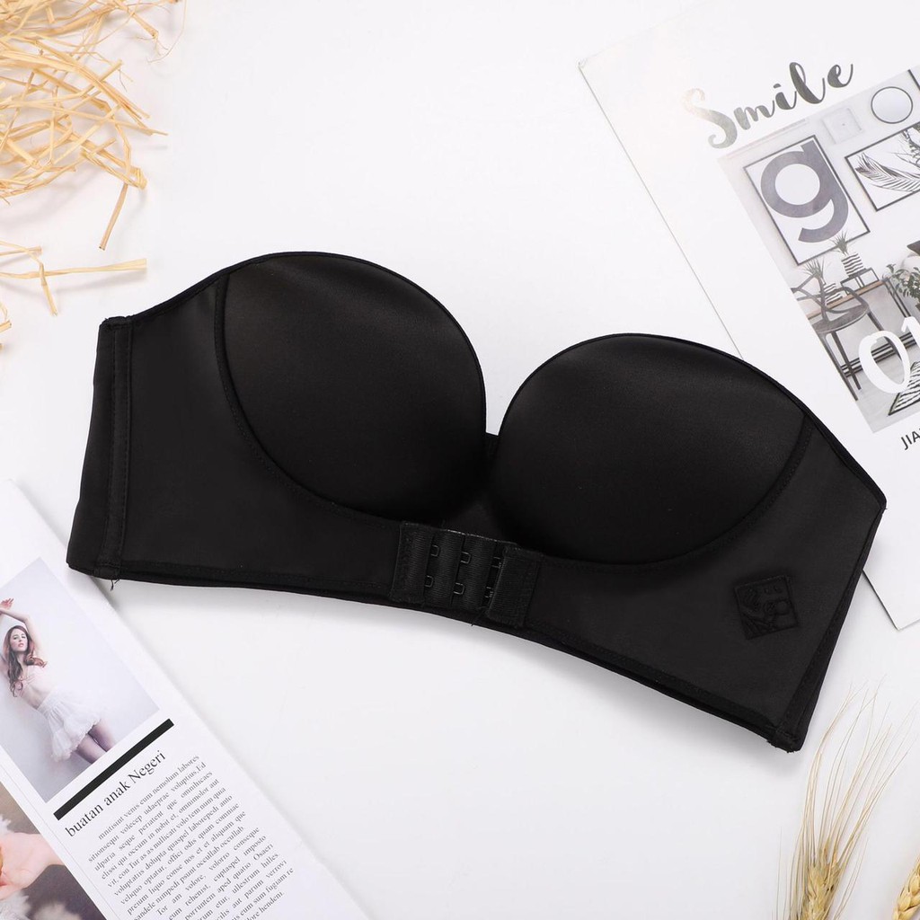 ✨WINGALERY✨ Pakaian Dalam Olahraga Wanita Import Sport BH Bra Push Up Style Hight Quality impor 9005-BLACK
