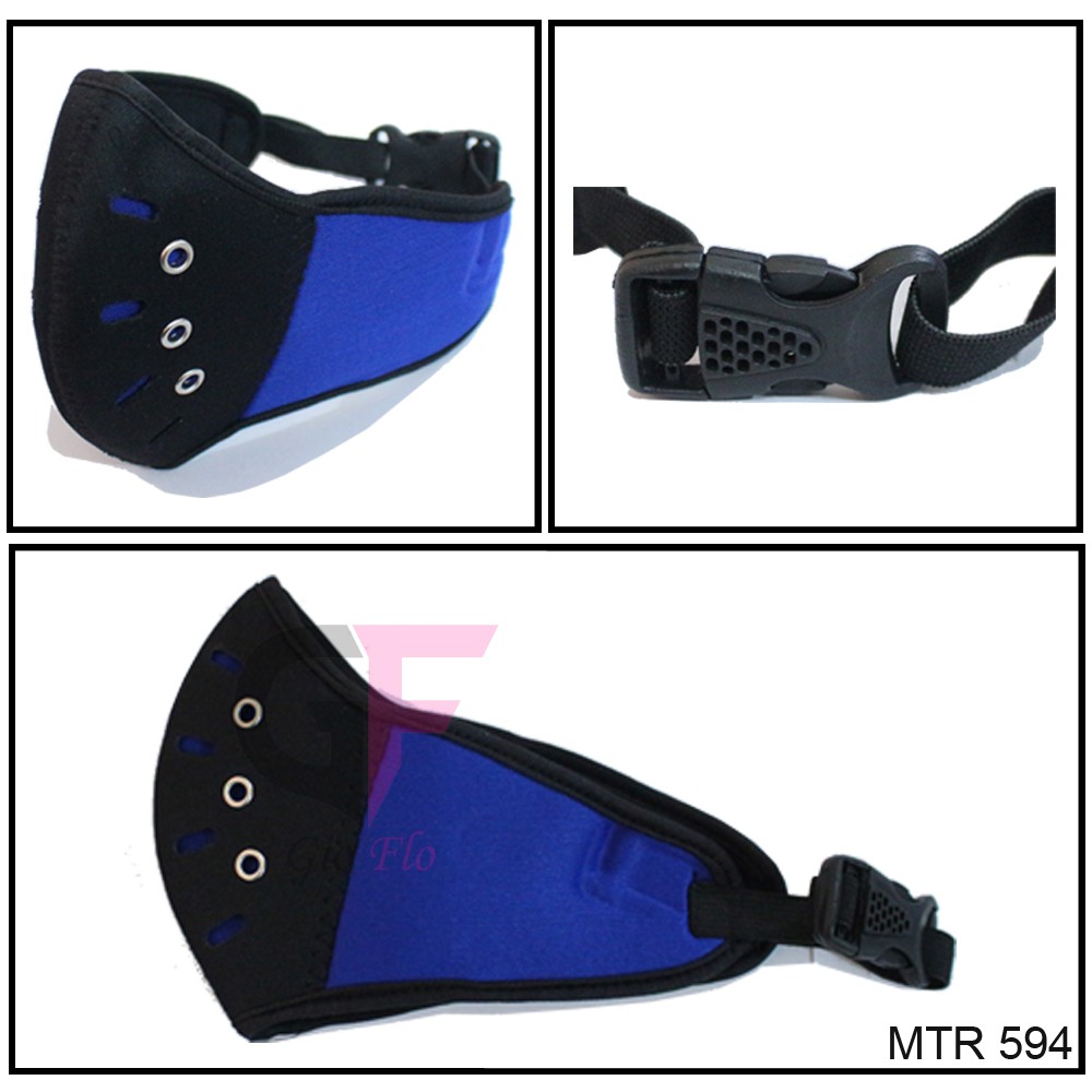 Aksesoris Fashion Motor Masker Kain Polos - MTR 594