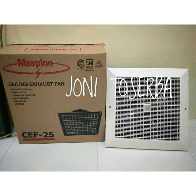 Jual Ceiling Exhaust Fan Maspion Cef Kipas Angin Hisap Langit