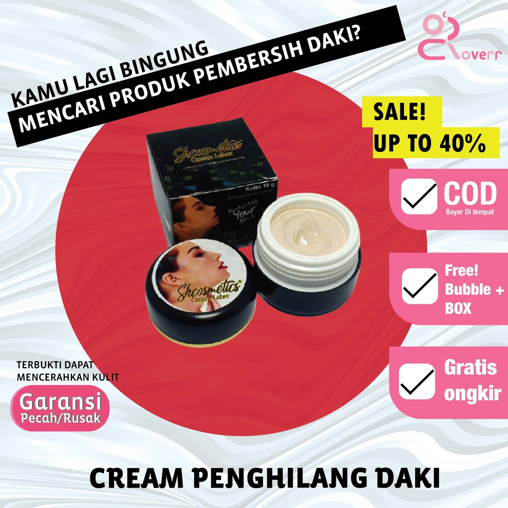 Cream Krim Pemutih Pencerah Kulit Leher Paling Ampuh Cepat Glowing Whitening Original Bpom