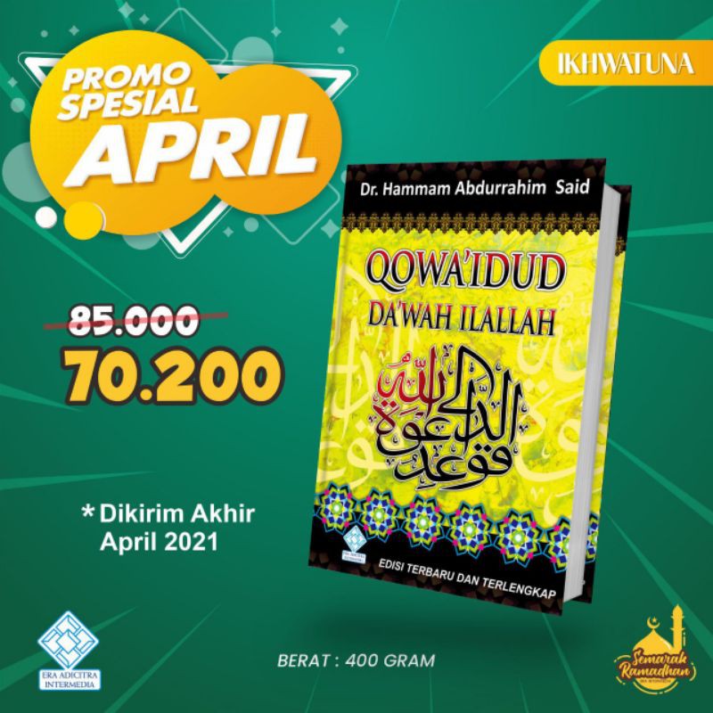Ready Stok dan dijamin ORI  Qowaidud Dakwah Ilallah