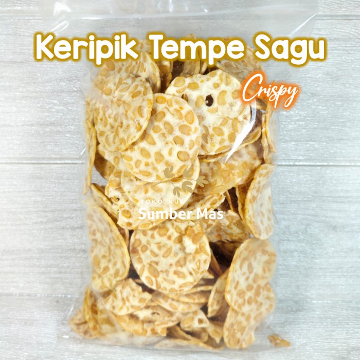 KERIPIK KRIPIK TEMPE SAGU CRISPY - 150GRAM-10RIBU