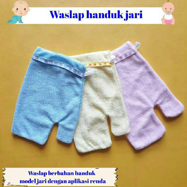 Waslap handuk jari