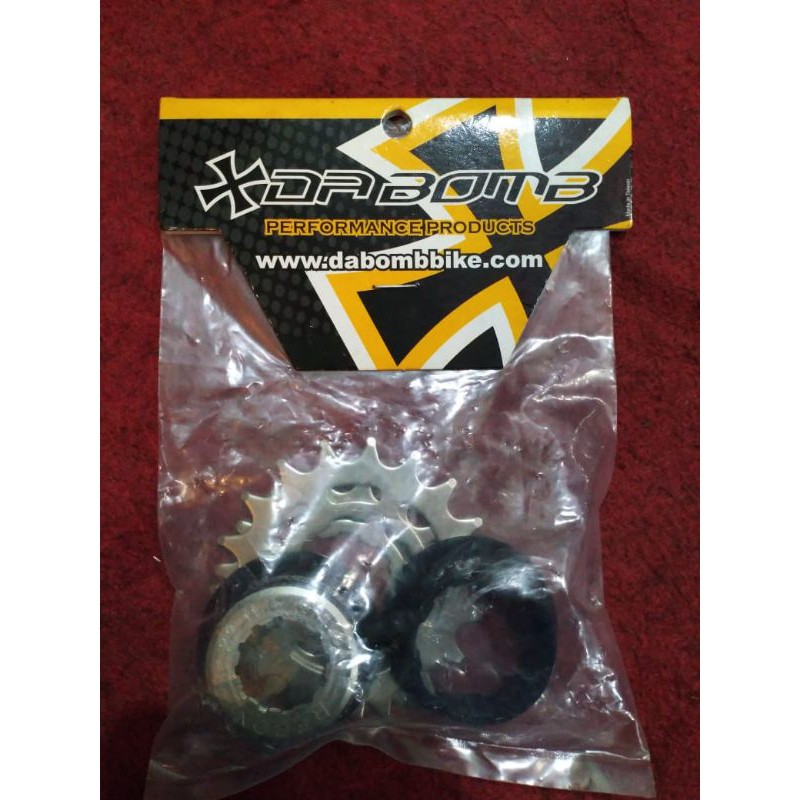 Cog gear con versi  untuk freehub sloop shimano dll...