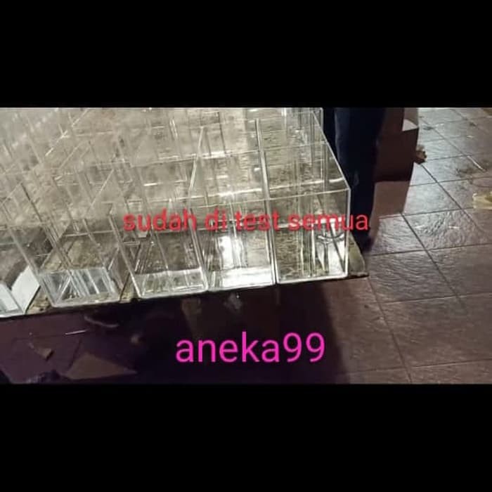 aquarium akrilik sekat / akuarium akrilik sekat / soliter cupang