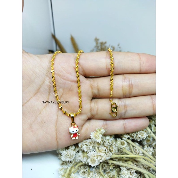 Kalung koin plintir anak hk