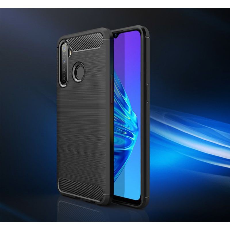 Case Realme 5i/5/C3 Fiber Carbon Ultimatte Premium Quality