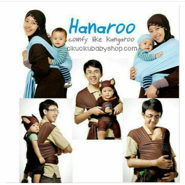 Gendongan Bayi Hanaroo Babywrap Polos