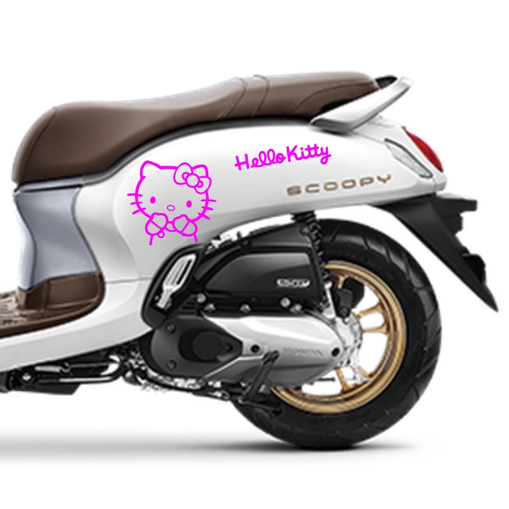 cutting stiker hello kitty motor stiker hello kitty kaca mobil belakang skotlet hello kitty stiker h
