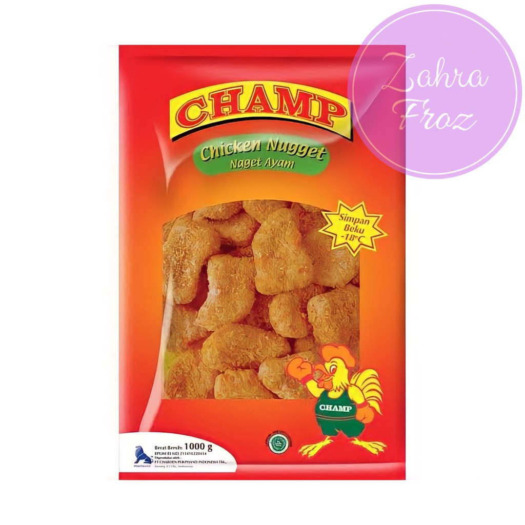 

CHAMP CHICKEN NUGGET 1000 GR 450 GR 225 GR