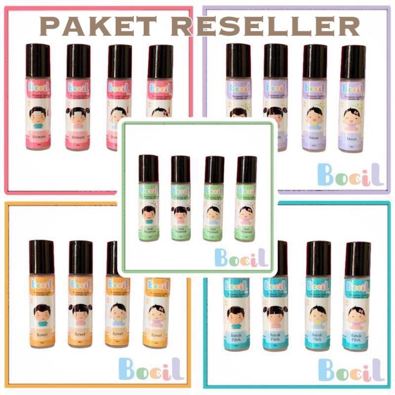 BOCIL HERBAL PAKET RESELLER THERAPEUTIC GRADE ESSENTIAL OILS BABY AND KIDS BATUK PILEK DEMAM REWEL