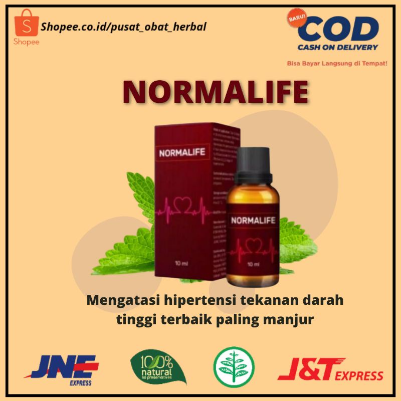 Normalife Asli Original Obat Hipertensi Tekanan Darah Tinggi Paling Ampuh