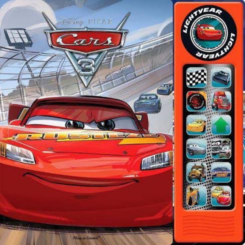 Cars 3 Sound Book Buku Import Anak Disney Cars 3 Macqueen