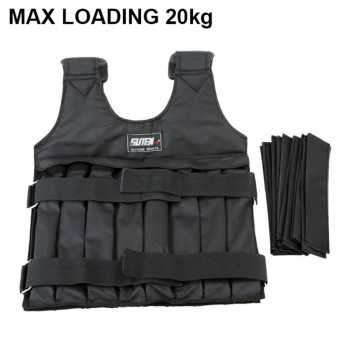 Jaket Latihan Lari Rompi Jaket Pemberat Olahraga Weighted Vest Beban 20kg