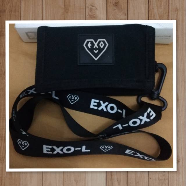 Official EXO-L ACE wallet + lanyard (exo wallet)